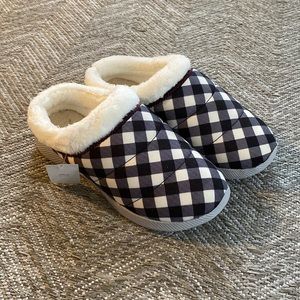 Women's Ultra Lightweight Clog Slippers - Gingham